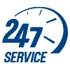24/7 service